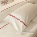 Hand embroidered pillow case pillowcase for hotel home